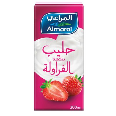 Almarai Milk With Strawberry Flavored 200 ML