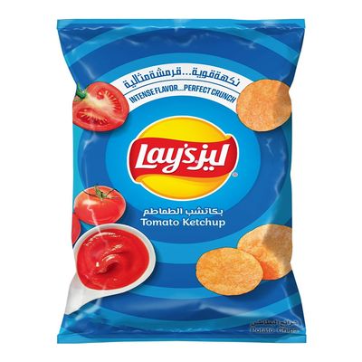 ليز شرائح بطاطس بكاتشب الطماطم - 60 جرام