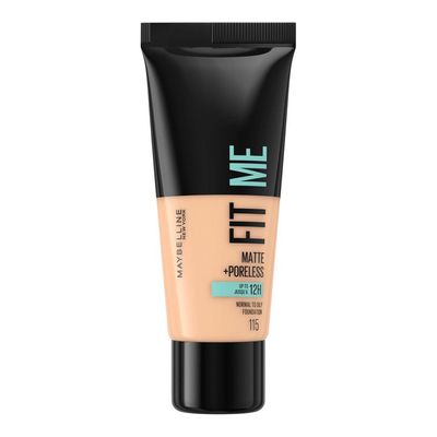 Maybelline Fit Me Matte & Poreless Foundation - 115 Ivory - 30ml