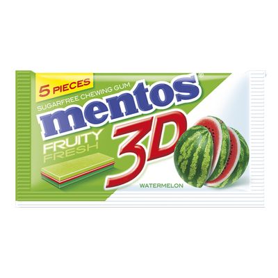Mentos Gum Watermelon Sugar Free 8.5 G