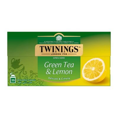Twinings Green Tea & Lemon 25 Pieces