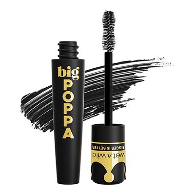 Wet n Wild Big Poppa Mascar  for Volume and Length - Blackest Black - 10ml