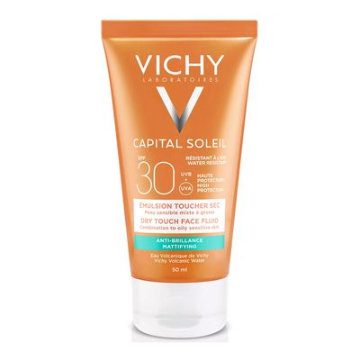 Vichy Capital Soleil SPF 30 Fluid For Combination To Oily Sensitive Skin Water-resistant - 50ml