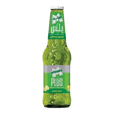 Mirinda Plus Soft Drink Lemon Mint Flavor 300 ML 