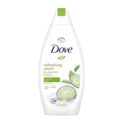 Dove Shower Gel Cucumber and Green Tea Scent Go Fresh - 500ml