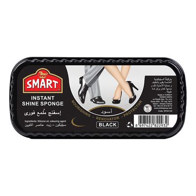 Smart Shoe Polish Sponge Black Extra Size