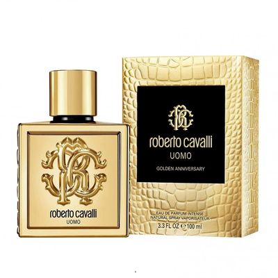 روبرتو كفالي عطر اومو جولدن انيفيرساري أو دو برفيوم انتنس للرجال - 100 مل