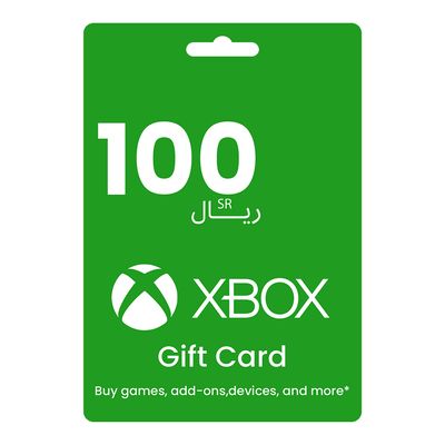 اكس بوكس لايف 100 ريال المتجر السعودي