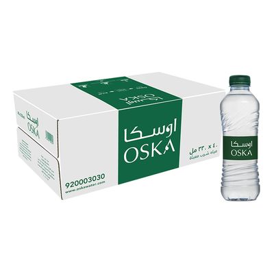 Oska Bottled Drinking Water 330 ML × 40 Box