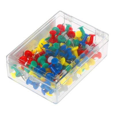 Roco Pushpins MetalPlastic Assorted Colors