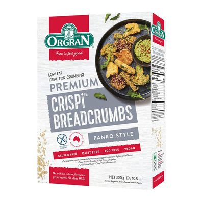 Orgran Breadcrumbs Premium Crispy Gluten Free 300 G