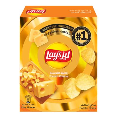 Lays Chips French Cheese 21 G × 12 Box