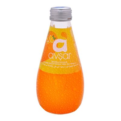 Avsar Sparkling Mandarin Flavoured Natural Mineral Water Plus Vitamin C - 200ml
