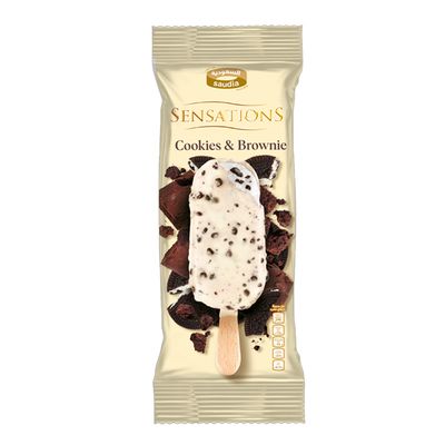 Saudia Ice Cream Sensation Cookies and Brownies 105 ML