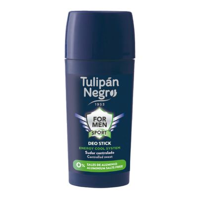 Tulipán Negro Deo Stick For Sport Men Aluminum Salts Free - 75ml