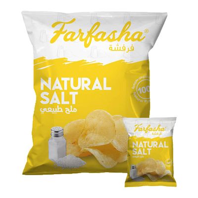 Farfasha Chips Natural Salt 21 G × 12