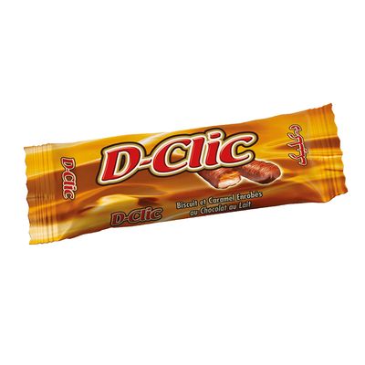 D-clic Biscuits Caramel Covered In Chocolate 44 G