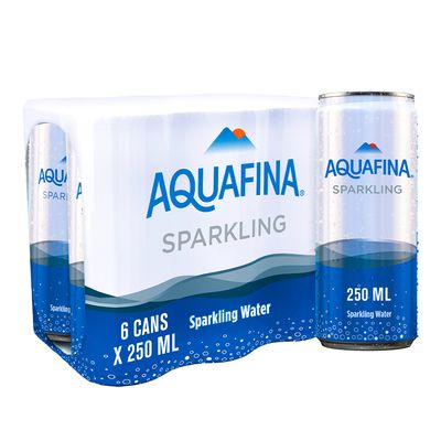 Aquafina Sparkling Water 250 ML x 6