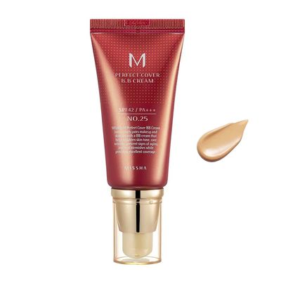 ميشا إم بيرفكت كوفر بي بي كريم مع واقي شمس SPF 42 بيج دافئ 25 - 50 مل