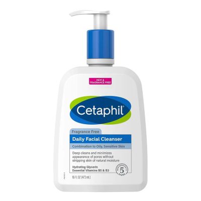 Cetaphil Daily Facial Cleanser with Hydrating Glycerin Fragrance Free - 473ml
