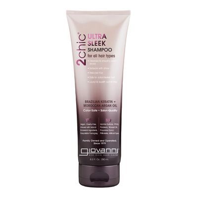  Giovanni Ultrasleek shampoo with Brazilian Keratin and Moroccan Argan -250ml
