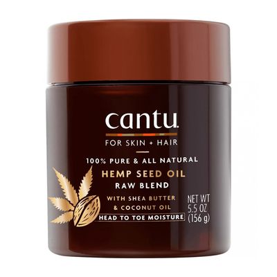  Cantu Hemp Seed Oil Raw Blend with Shea Butter and Coconut Oil Moisturizing Cream - 156g