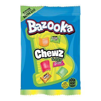 Bazooka Candy Flavored Sour Chewy 120 G