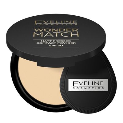 Eveline Wonder Match Matt Pressed Compact Powder SPF 30 - No.02 Medium Beige