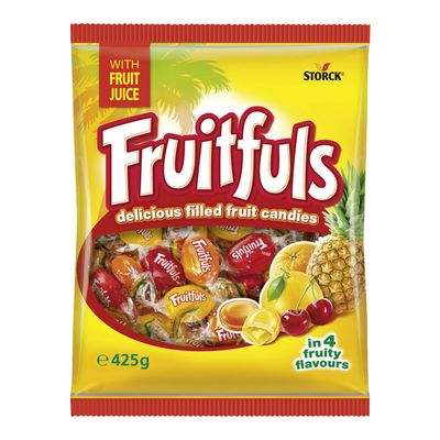 Storck Fruitfuls Delicious Filled Fruit Candies In 4 Fruity Flavours - 425g
