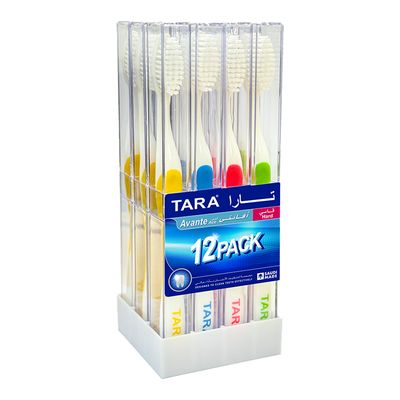 Tara Avanti Toothbrush Hard 12 Pieces