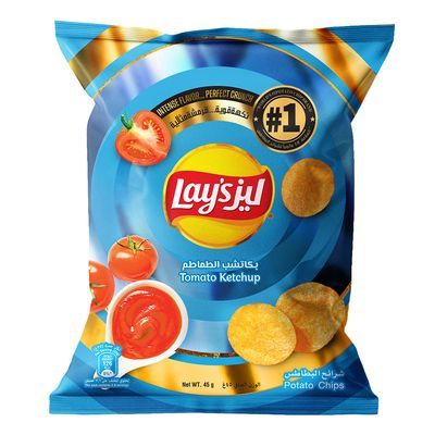 Lay's Tomato Ketchup Potato Chips - 45g