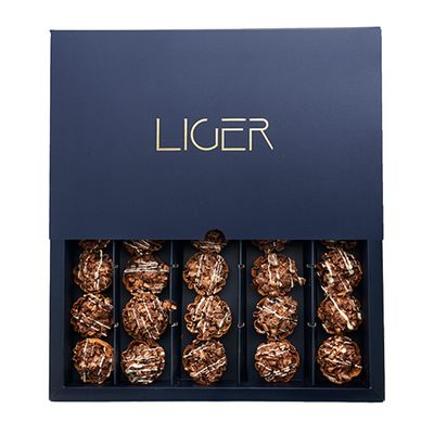 Liger Baqlava Dream Pistachios & Nuts And Chocolate Pieces - 25pcs