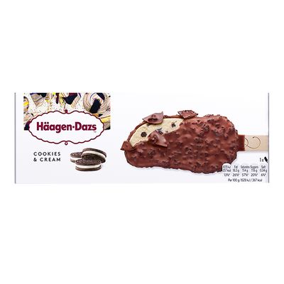 Haagen Dazs Ice Cream With Cookies And Cream 80 ML