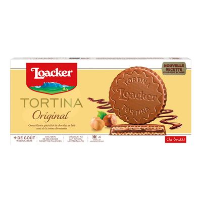 Loacker Wafer Chocolate Milk & Filled With Hazelnut Cream 126 G