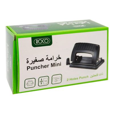 Roco Desk Puncher Small Black Color