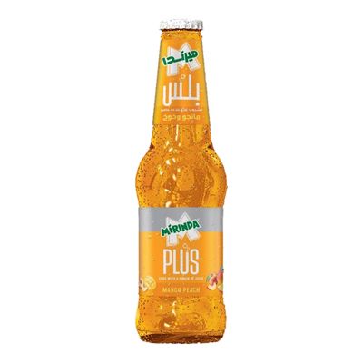 Mirinda Plus Soft Drink Mango Peach Flavor 300 ML 