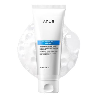 Anua Hyaluronic Acid & Panthenol Hydrating Gentle Foaming Cleanser - 150ml
