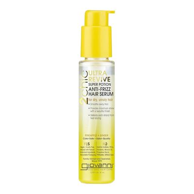 Giovanni 2Chic Ultra Revive Anti-Frizz Hair Serum with Pineapple and Ginger for Dry Hair - 81ml 