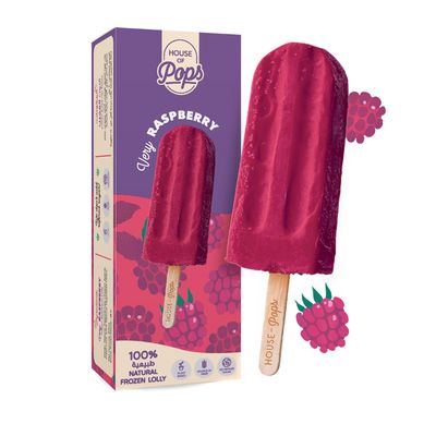 House of Pops Ice Cream Very Raspberry No Added Sugar (Imported) - 80ml