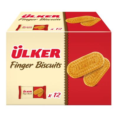 Ulker Biscuit Fingers 90 G × 12