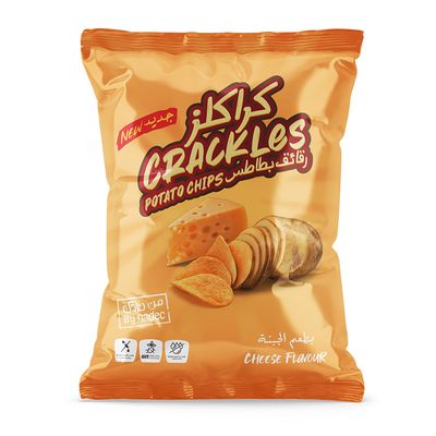 Nadec Crackles Potato Chips Cheese Flavor - 40g