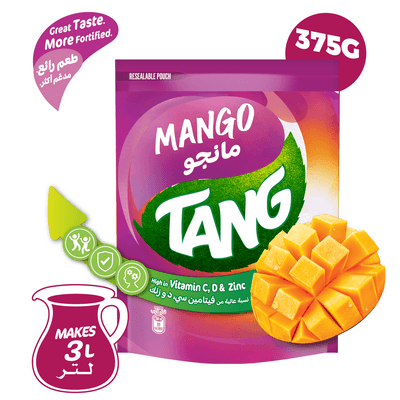 Tang Powder Drink Mango Flavored 375 G