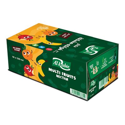 الربيع نكتار فواكه مشكلة كرتون 120 مل × 18