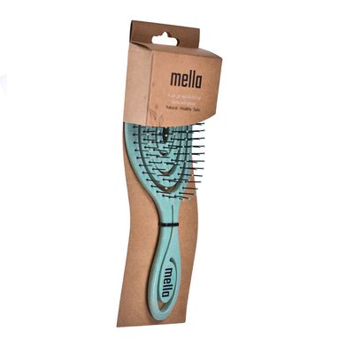 Mella Oval Hair Brush - Green