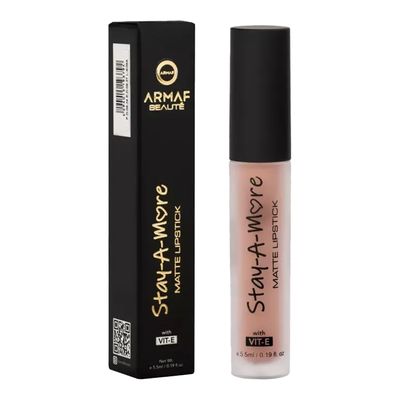 Armaf Beaute Stay-A-More Matte Liquid Lipstick - Nude Brown 04