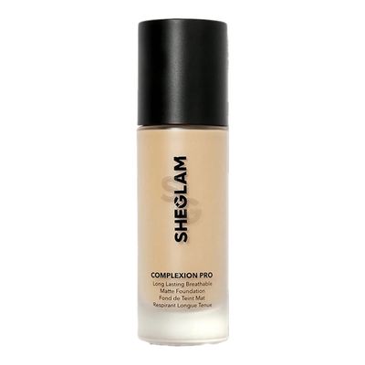 Sheglam Complexion Pro Long Lasting Breathable Matte Foundation - Shell - 30ml