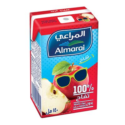 Almarai Juice Apple No Added Sugar 140 ML