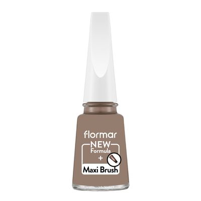 Flormar Nail Enamel - 508 Minky Brown - 11ml