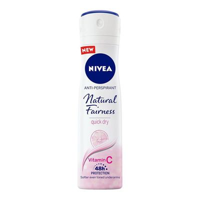 Nivea Deodorant Spray Natural Fairness With Vitamin C & Avocado 150 ML
