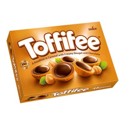 Toffifee Candy Hazelnut In Caramel With Creamy Nougat And Chocolate 48 Pcs - 400g